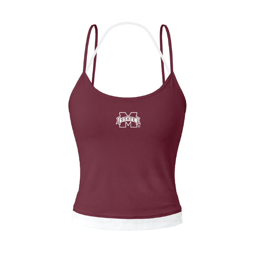Mississippi State University Contrast Halter
