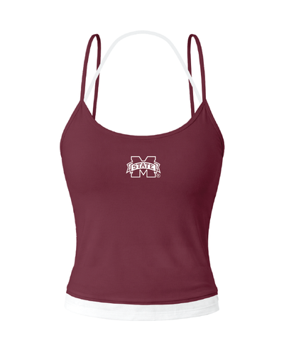 Mississippi State University Contrast Halter