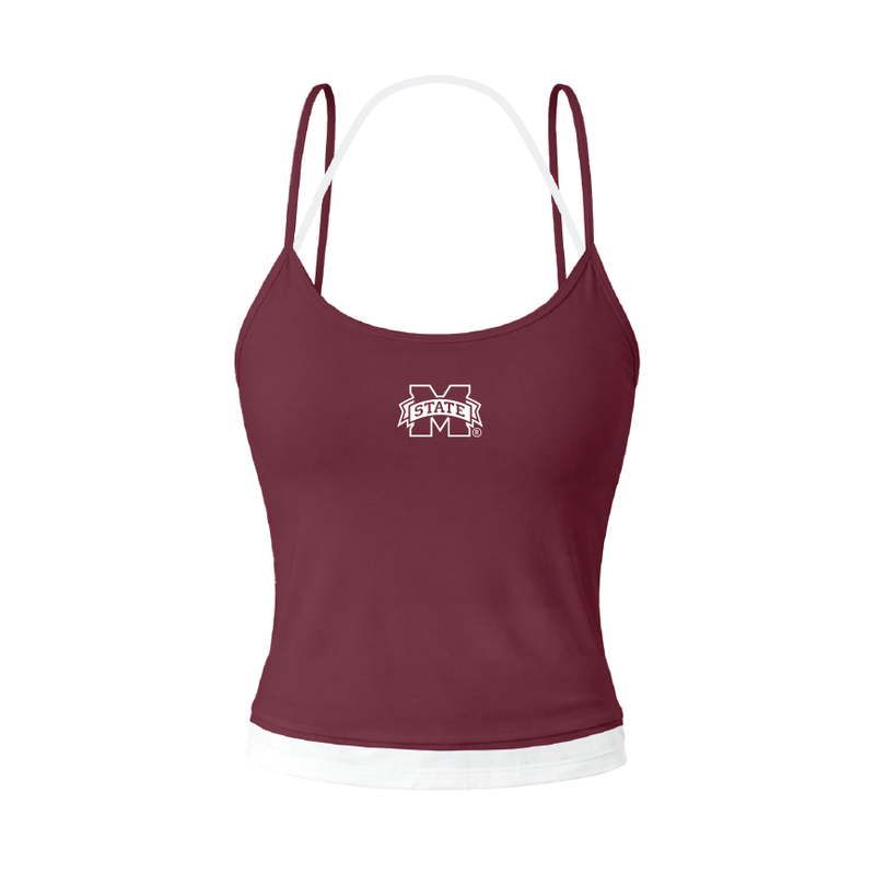 Mississippi State University Contrast Halter