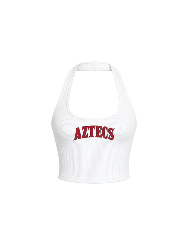 San Diego State University Rib Halter Tank
