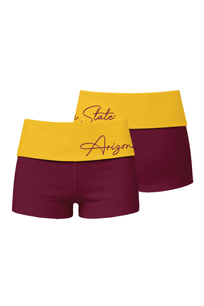 Arizona State University Sporty Foldover Short