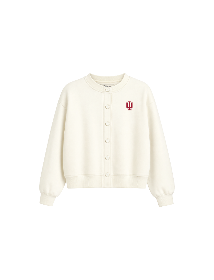 Indiana University Button Up Cardigan