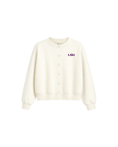 Louisiana State University Button Up Cardigan