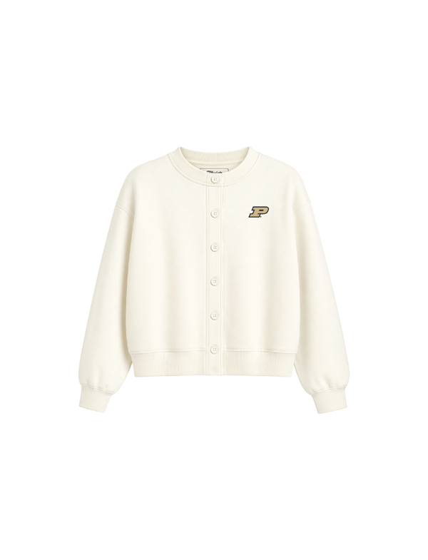 Purdue University Button Up Cardigan
