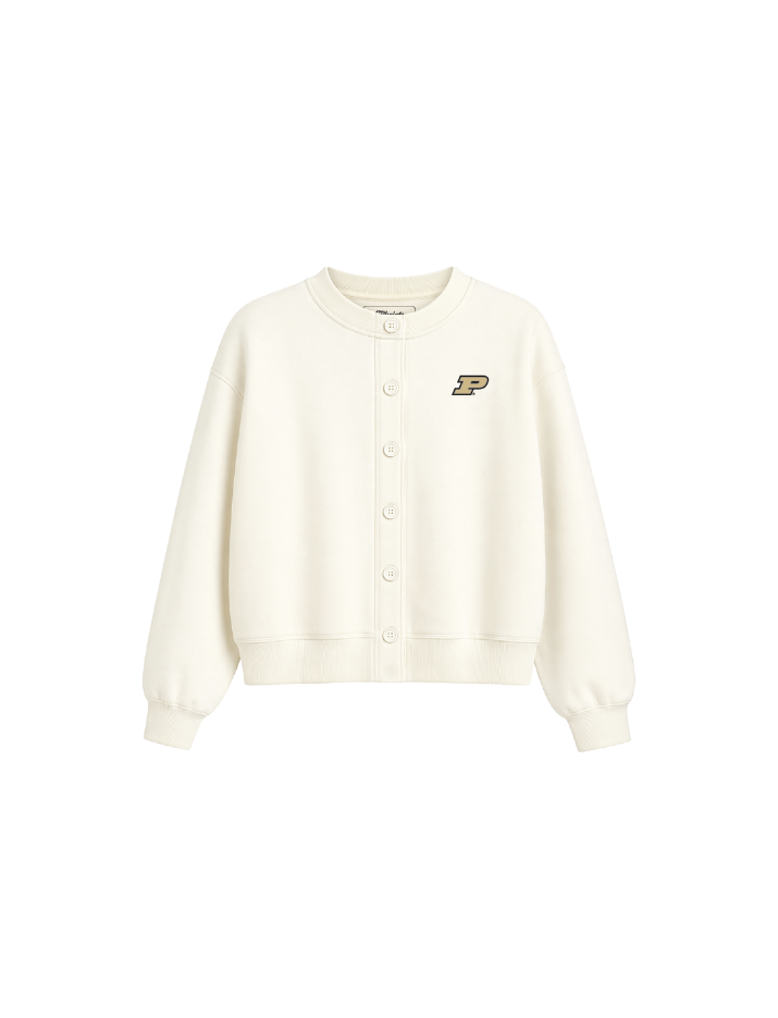 Purdue University Button Up Cardigan