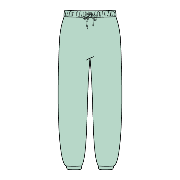 Drop Cut Fleece Sweatpants