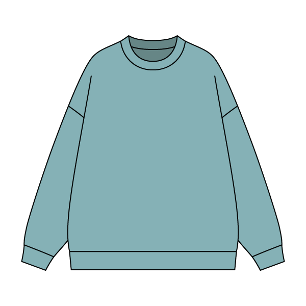 The Drop Cut Fleece Crewneck Sweatshirt - The Collegiate Lineup