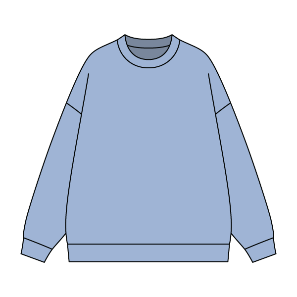 The Drop Cut Fleece Crewneck Sweatshirt - The Collegiate Lineup
