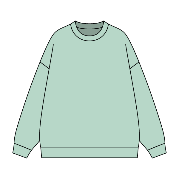 The Drop Cut Fleece Crewneck Sweatshirt - The Collegiate Lineup