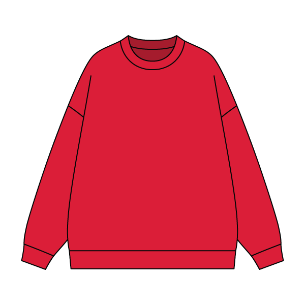 The Drop Cut Fleece Crewneck Sweatshirt - The Collegiate Lineup