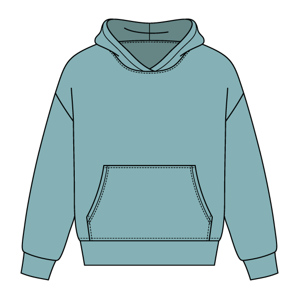 Women’s Heavyweight Fleece Boxy Hoodie