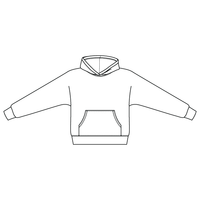 The Drop Cut Fleece Hooded Dolman Sweatshirt