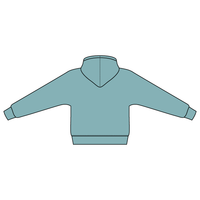 The Drop Cut Fleece Hooded Dolman Sweatshirt