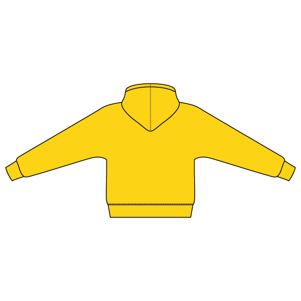 The Drop Cut Fleece Hooded Dolman Sweatshirt