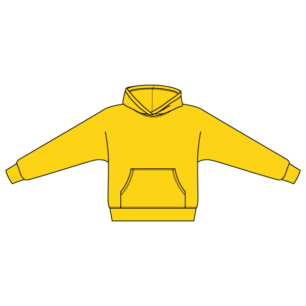 The Drop Cut Fleece Hooded Dolman Sweatshirt