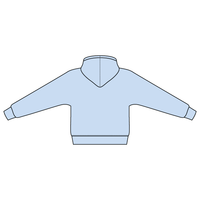 The Drop Cut Fleece Hooded Dolman Sweatshirt