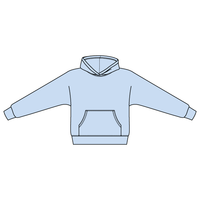 The Drop Cut Fleece Hooded Dolman Sweatshirt