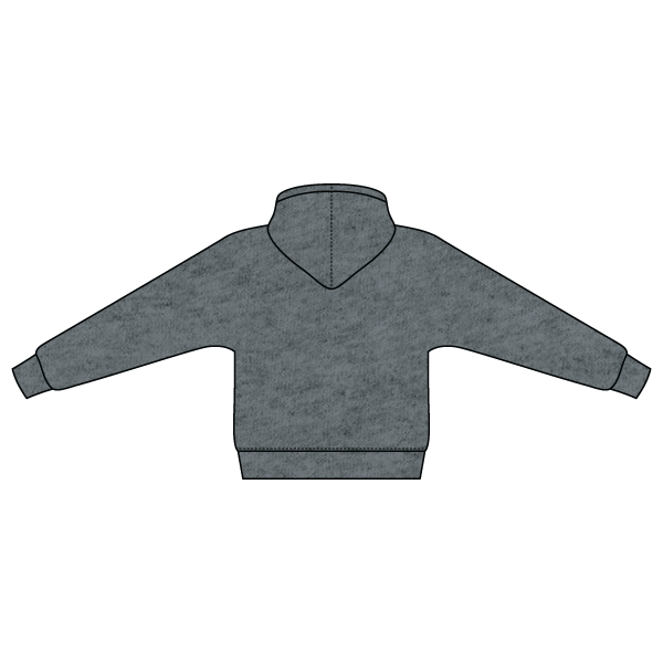 The Drop Cut Fleece Hooded Dolman Sweatshirt