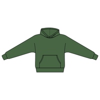 The Drop Cut Fleece Hooded Dolman Sweatshirt