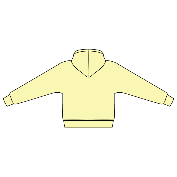 The Drop Cut Fleece Hooded Dolman Sweatshirt