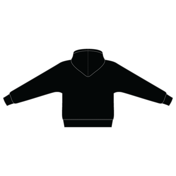 The Drop Cut Fleece Hooded Dolman Sweatshirt