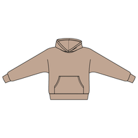 The Drop Cut Fleece Hooded Dolman Sweatshirt