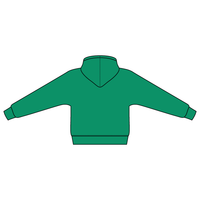 The Drop Cut Fleece Hooded Dolman Sweatshirt