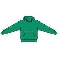The Drop Cut Fleece Hooded Dolman Sweatshirt