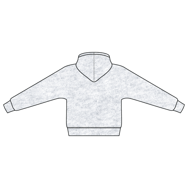 The Drop Cut Fleece Hooded Dolman Sweatshirt