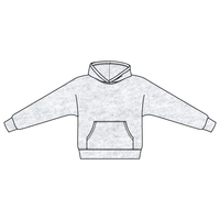 The Drop Cut Fleece Hooded Dolman Sweatshirt