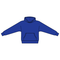 The Drop Cut Fleece Hooded Dolman Sweatshirt