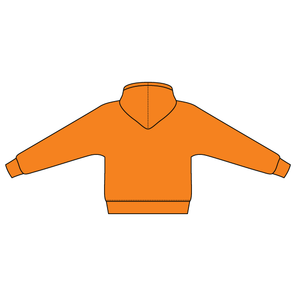 The Drop Cut Fleece Hooded Dolman Sweatshirt