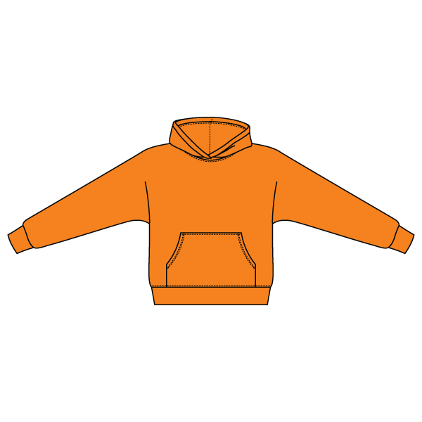 The Drop Cut Fleece Hooded Dolman Sweatshirt