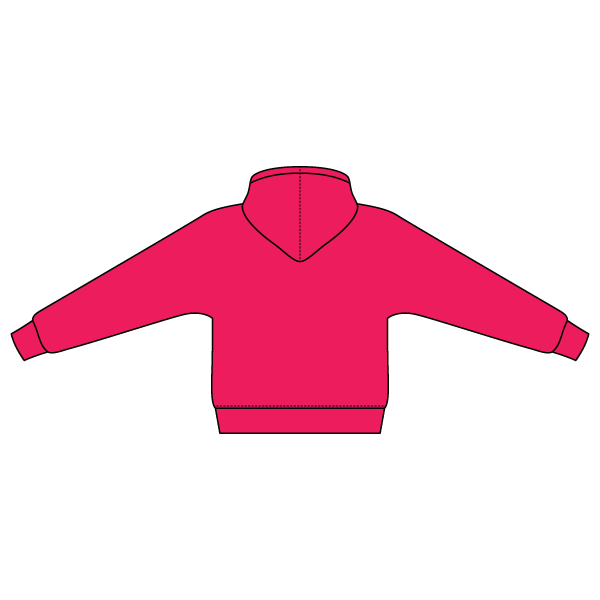 The Drop Cut Fleece Hooded Dolman Sweatshirt