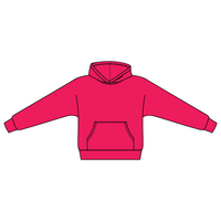 The Drop Cut Fleece Hooded Dolman Sweatshirt