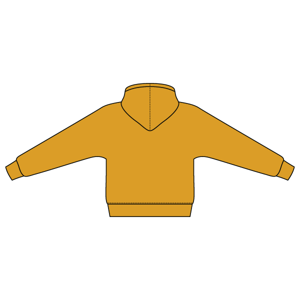 The Drop Cut Fleece Hooded Dolman Sweatshirt
