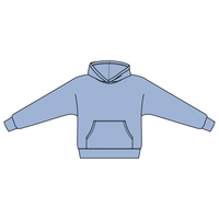 The Drop Cut Fleece Hooded Dolman Sweatshirt