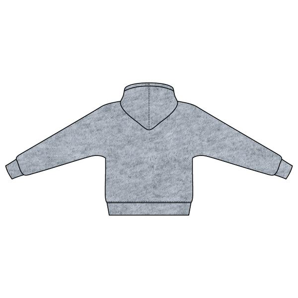 The Drop Cut Fleece Hooded Dolman Sweatshirt