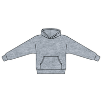 The Drop Cut Fleece Hooded Dolman Sweatshirt
