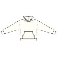 The Drop Cut Fleece Hooded Dolman Sweatshirt