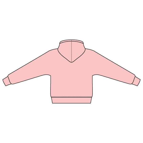 The Drop Cut Fleece Hooded Dolman Sweatshirt