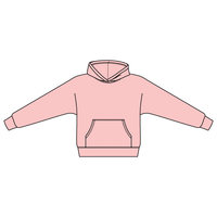 The Drop Cut Fleece Hooded Dolman Sweatshirt
