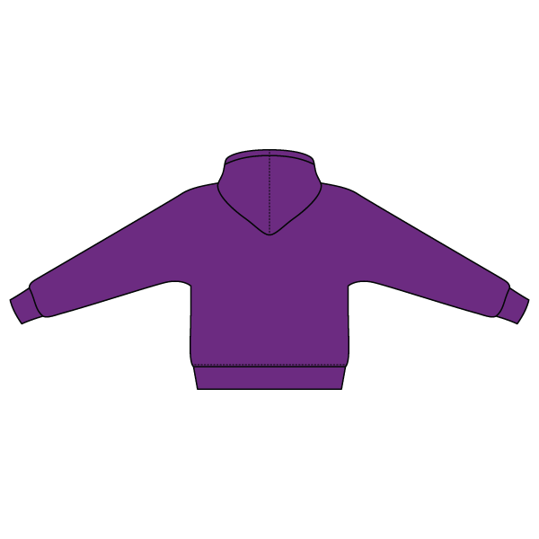 The Drop Cut Fleece Hooded Dolman Sweatshirt