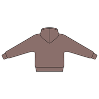 The Drop Cut Fleece Hooded Dolman Sweatshirt