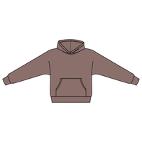 The Drop Cut Fleece Hooded Dolman Sweatshirt