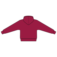 The Drop Cut Fleece Hooded Dolman Sweatshirt