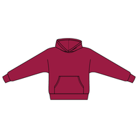 The Drop Cut Fleece Hooded Dolman Sweatshirt