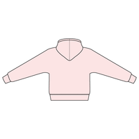 The Drop Cut Fleece Hooded Dolman Sweatshirt