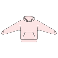 The Drop Cut Fleece Hooded Dolman Sweatshirt