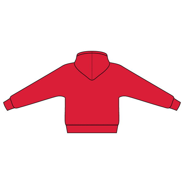 The Drop Cut Fleece Hooded Dolman Sweatshirt